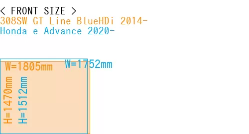 #308SW GT Line BlueHDi 2014- + Honda e Advance 2020-